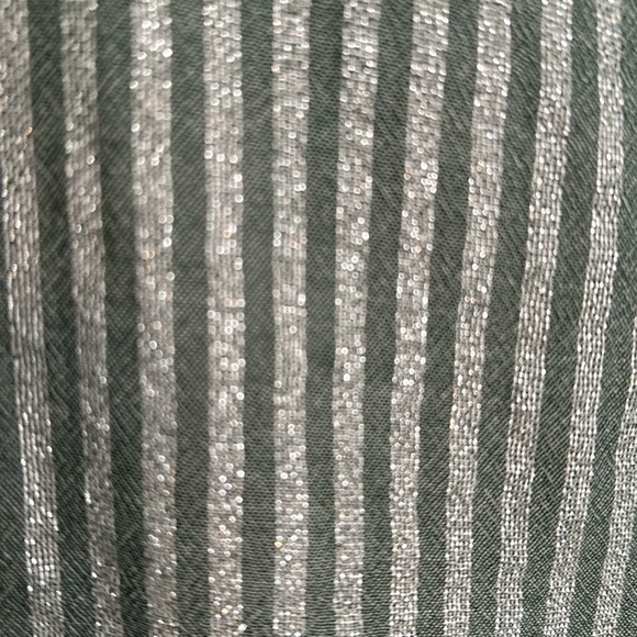 ANNE WILLI PARIS metallic threaded blouse 2 US 8 - Picture 6 of 10